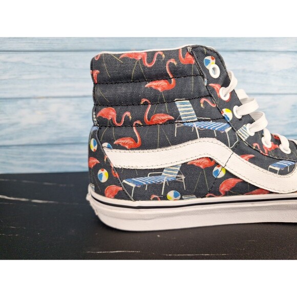 Vans Sk8-Hi Flamingo Beach High Top Skate Shoes Sz 11.5